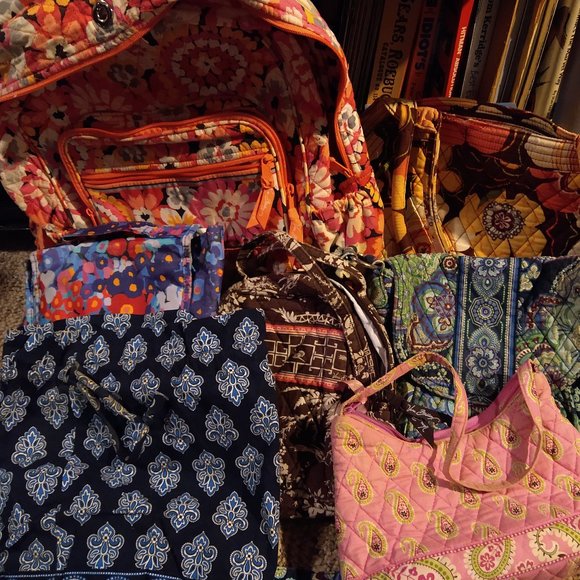Vera Bradley Handbags - COPY - GREAT BUNDLE OF 6 VERA BRADLEY BAGS
